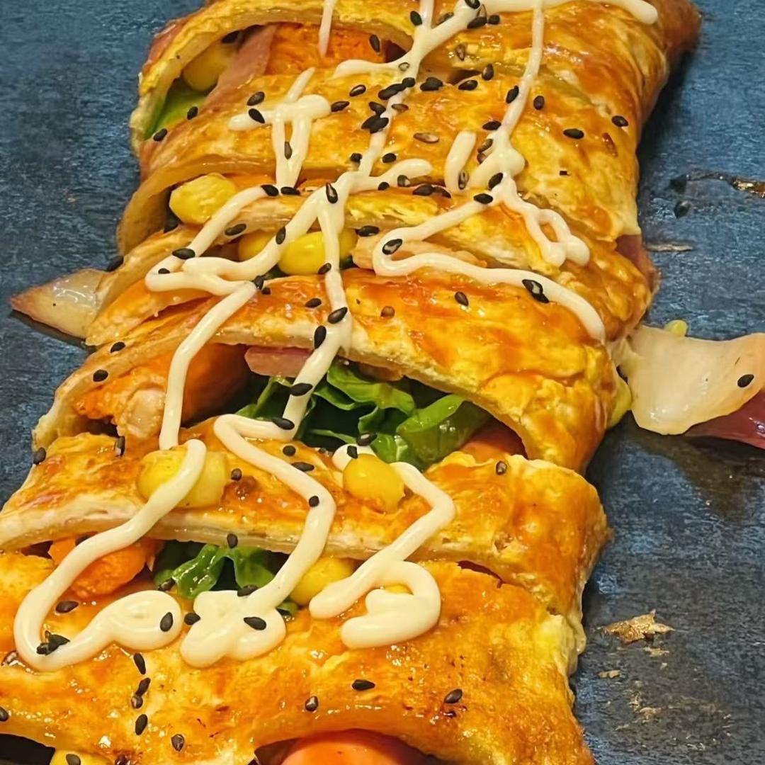 芝士火鸡面烤冷面