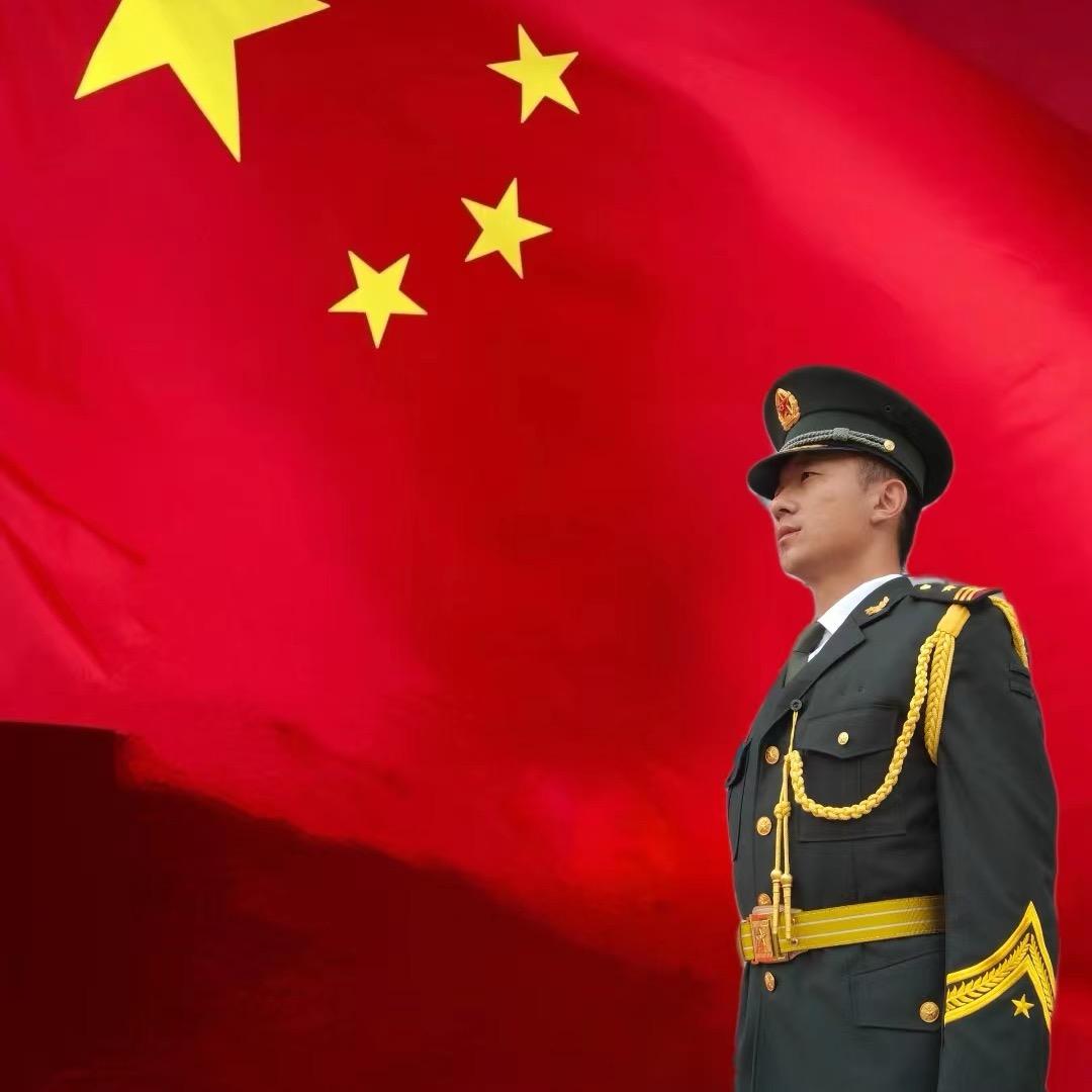 无言的军姿～
