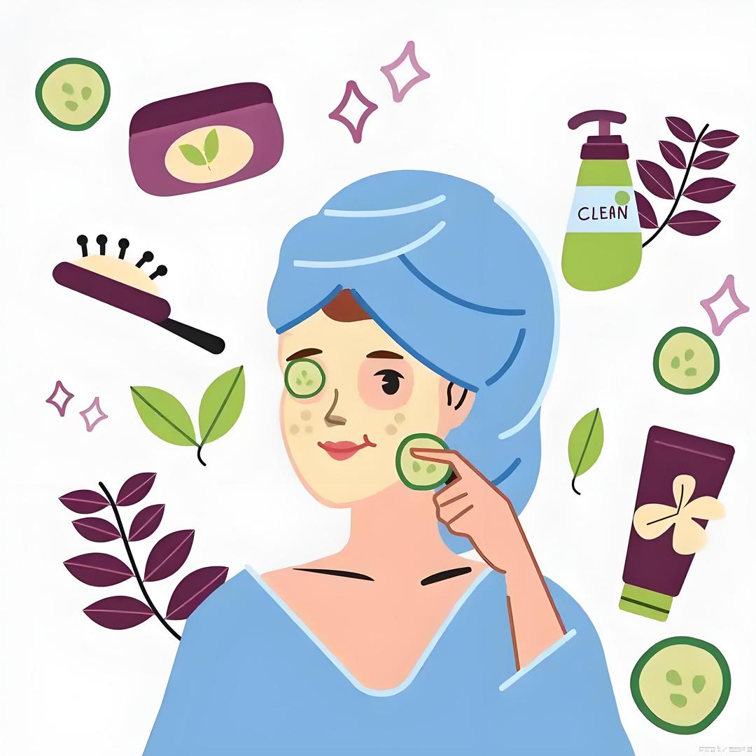 鹿爱米化妆美人图纸