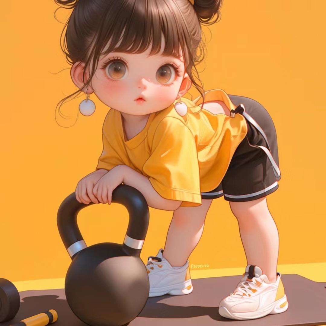 大玲举哑铃