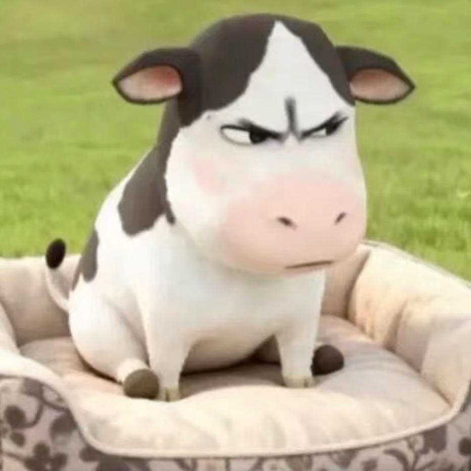 看什么看？没见过牛生气？