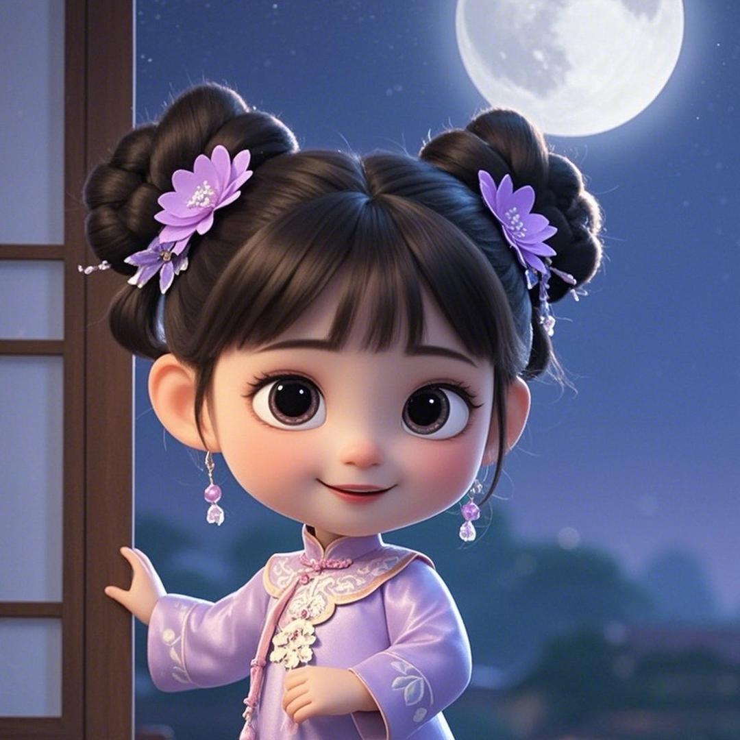 汐汐背古诗