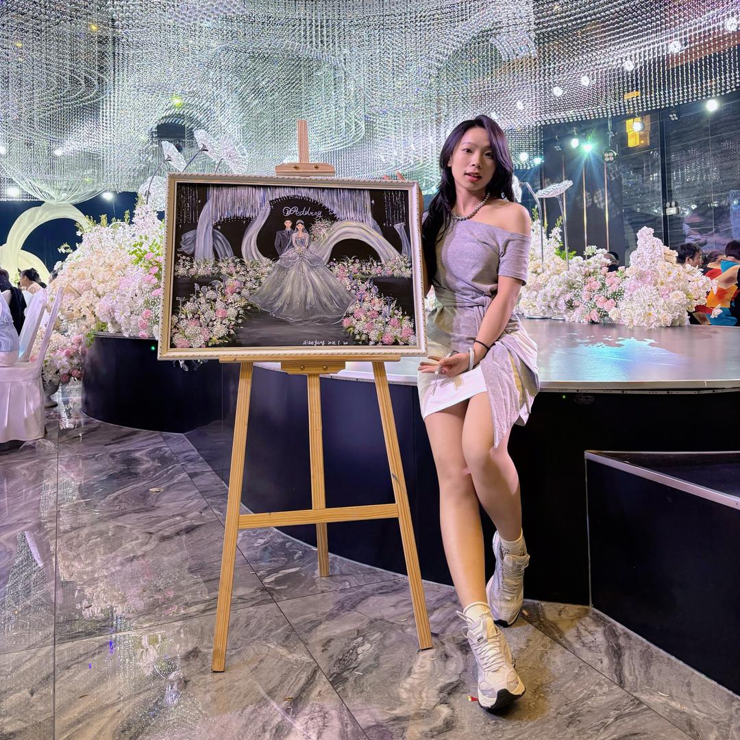 唐山苡初婚礼绘画团队｜小洋