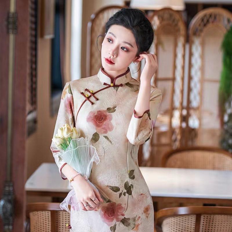 姑苏城手工高定旗袍