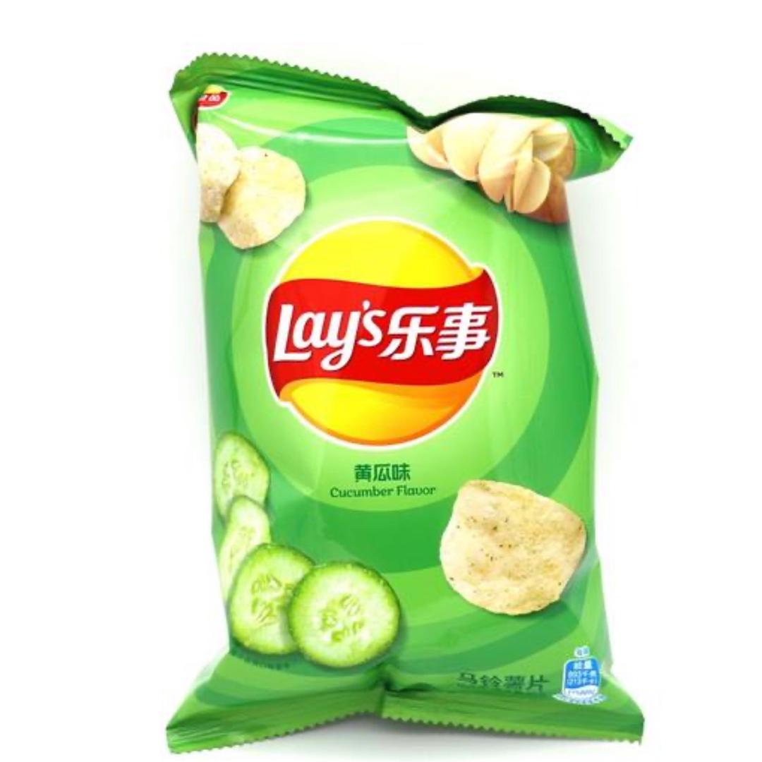 黄瓜味乐事薯片