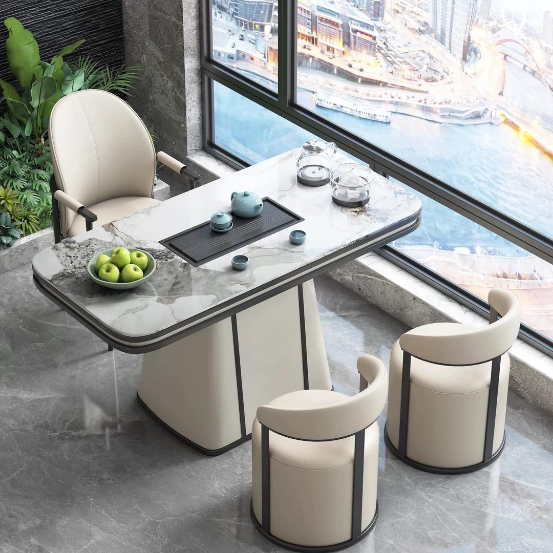 欧素轻奢阳台茶桌企业店