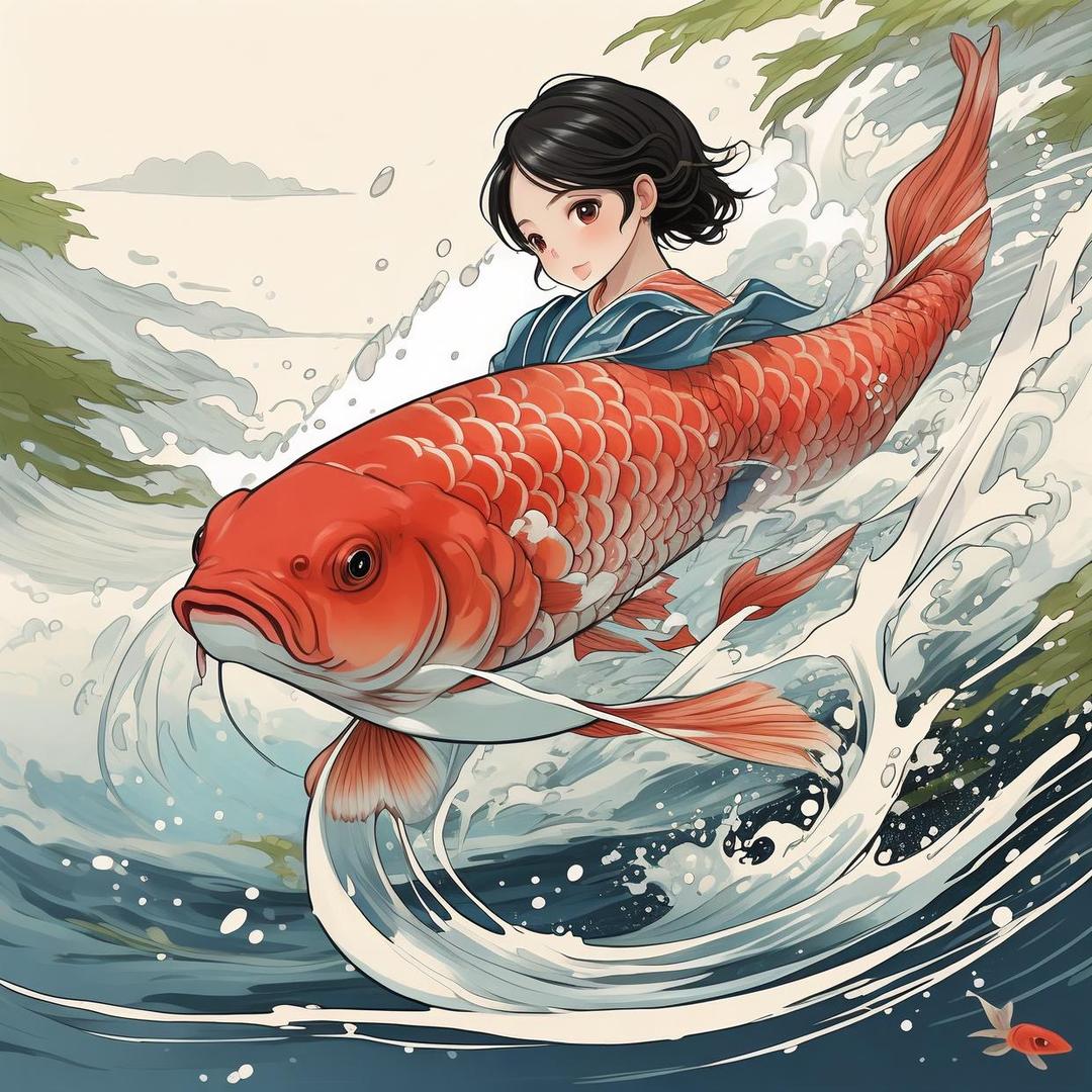 娜娜锦鲤观赏鱼一