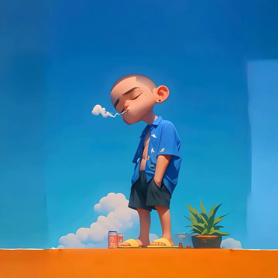 晚风啊
