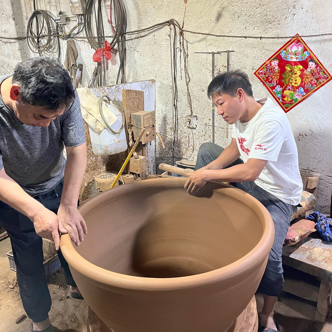 非遗陶艺手工鱼缸
