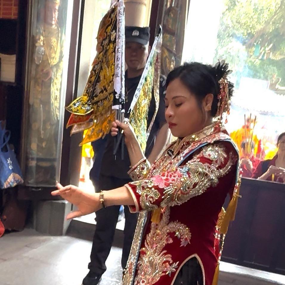 104黑面妈祖赵公明双僮嫂子（普济堂）