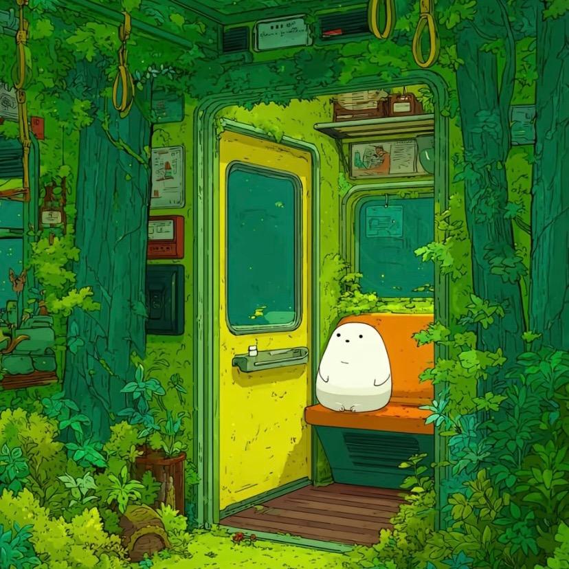 治愈绿色系