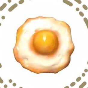强煎的蛋
