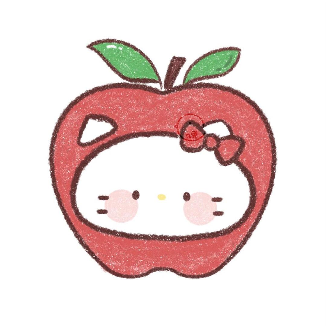 苹果笨布丁萌