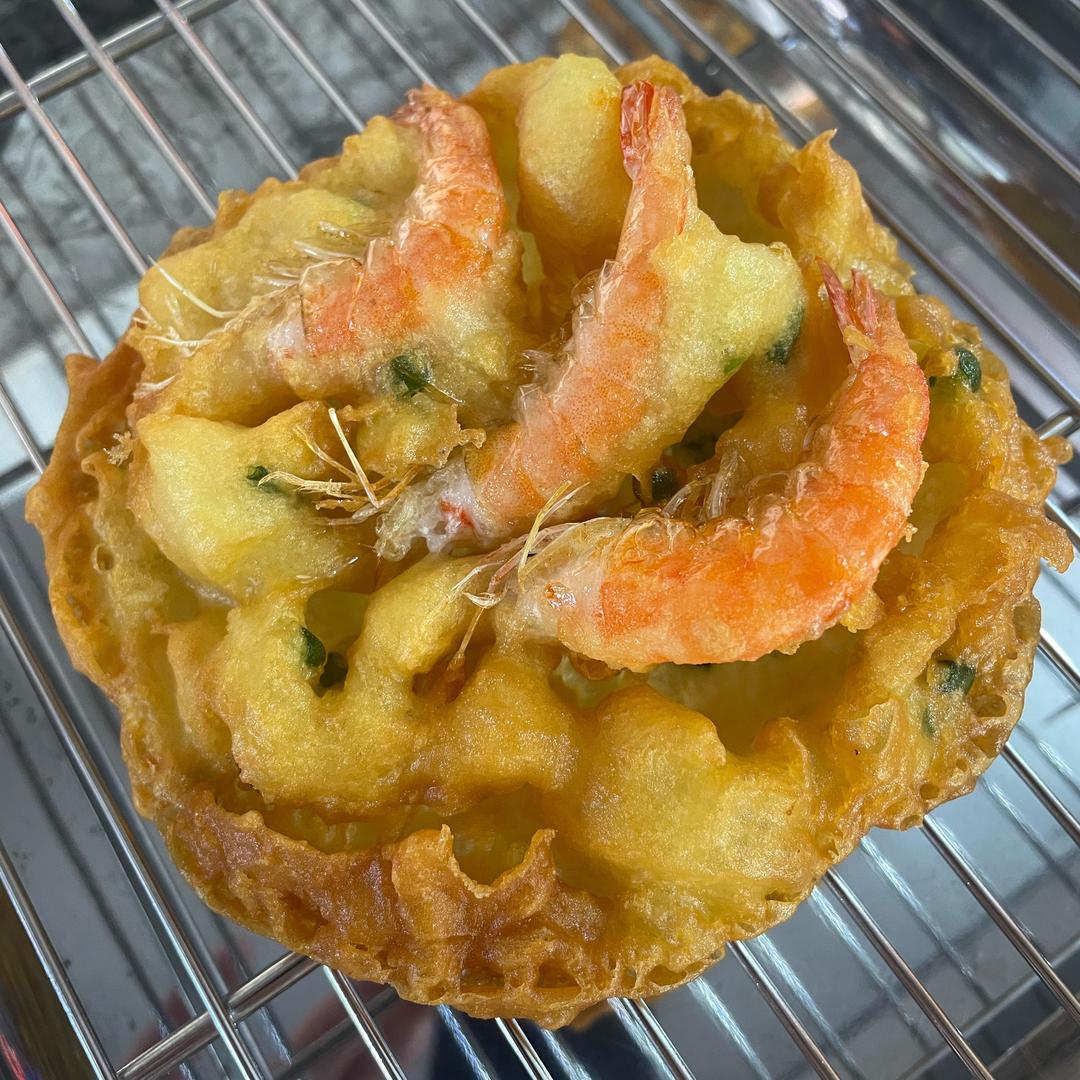 高州路边摊【秋羽 虾饼番薯饼辣鸡米线】