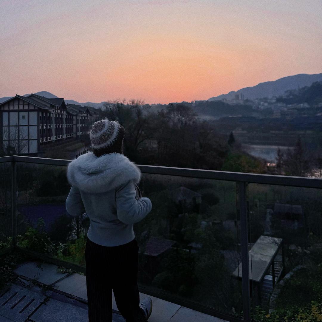 夕阳晴