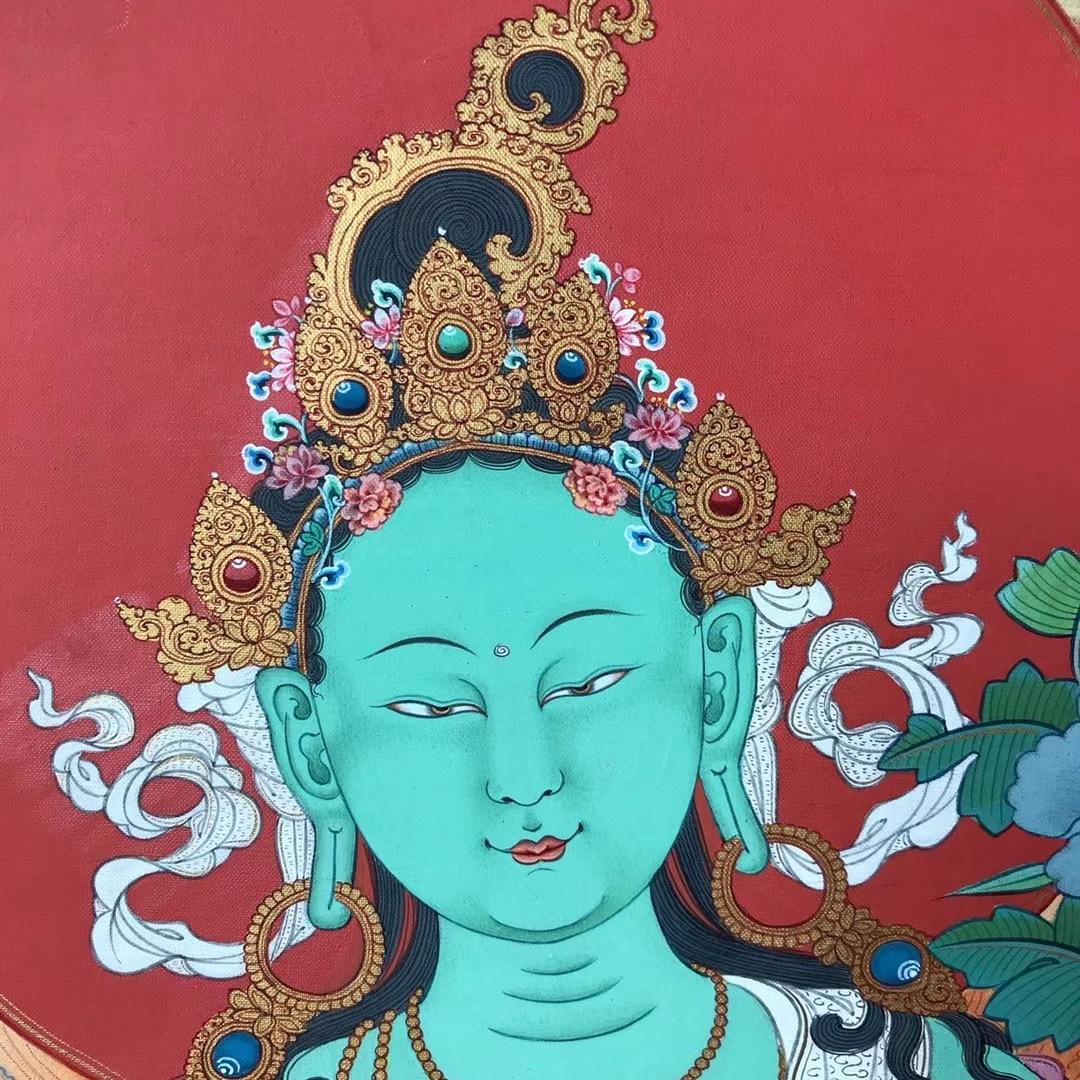 康曲达。唐卡艺术