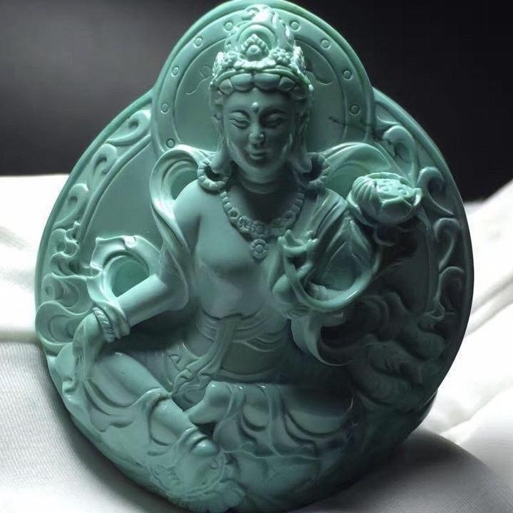 三焱松石珠串批发