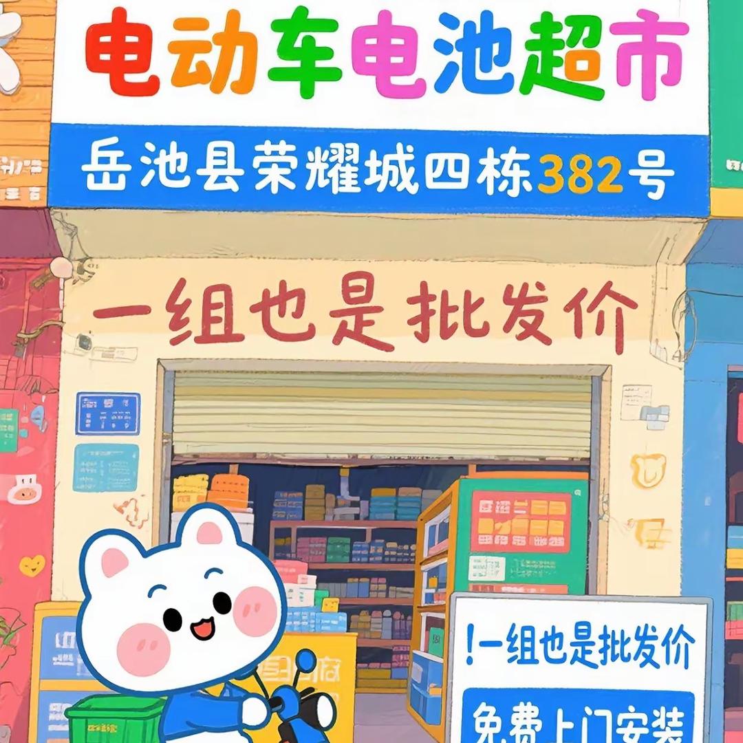 战友家电池超市