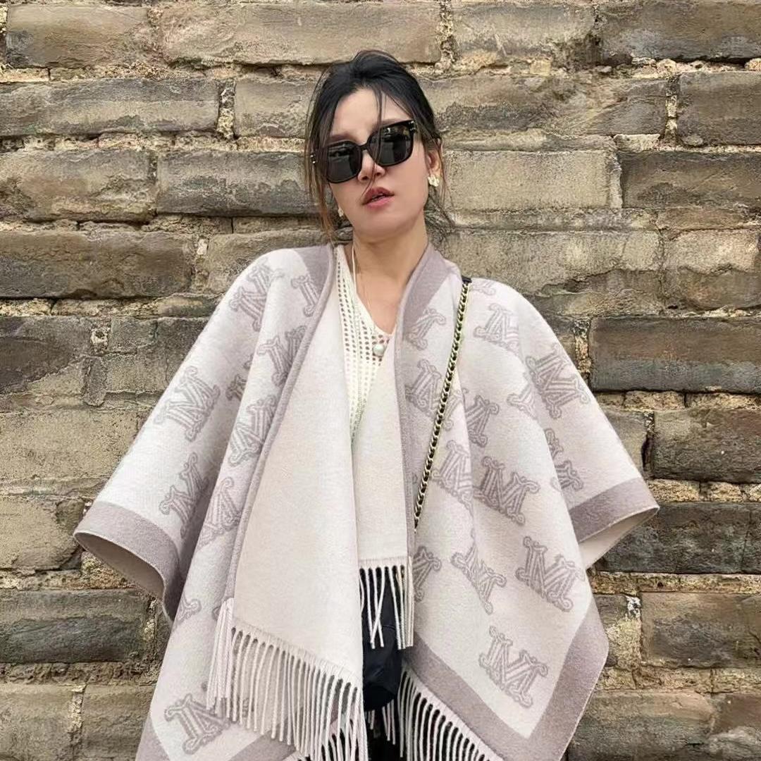 暖绒羊绒毛围巾