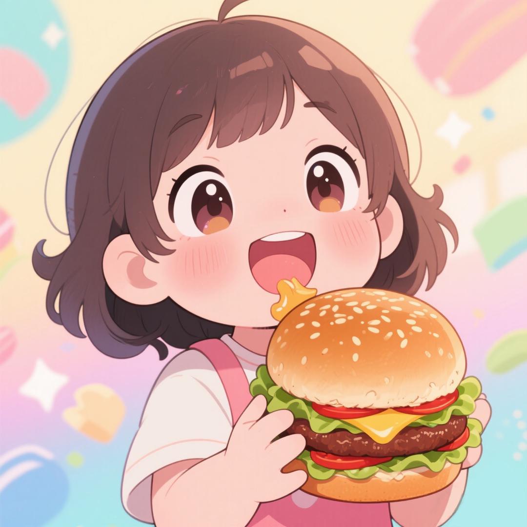 小怡吃不饱