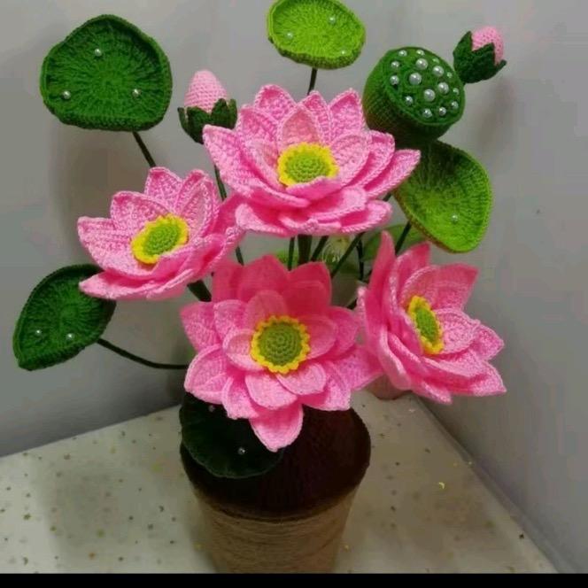 燕子手工毛线钩织