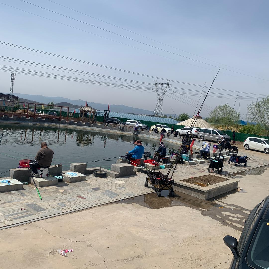 翡翠垂钓。露营基地