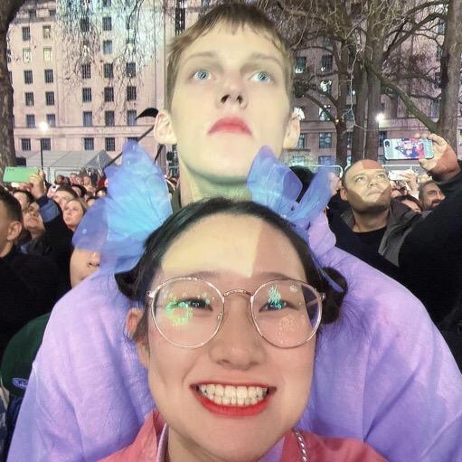 蔺开心在英国！