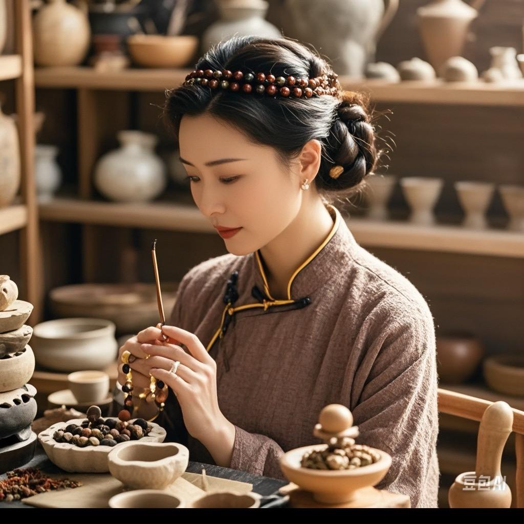 手工合香珠轩轩