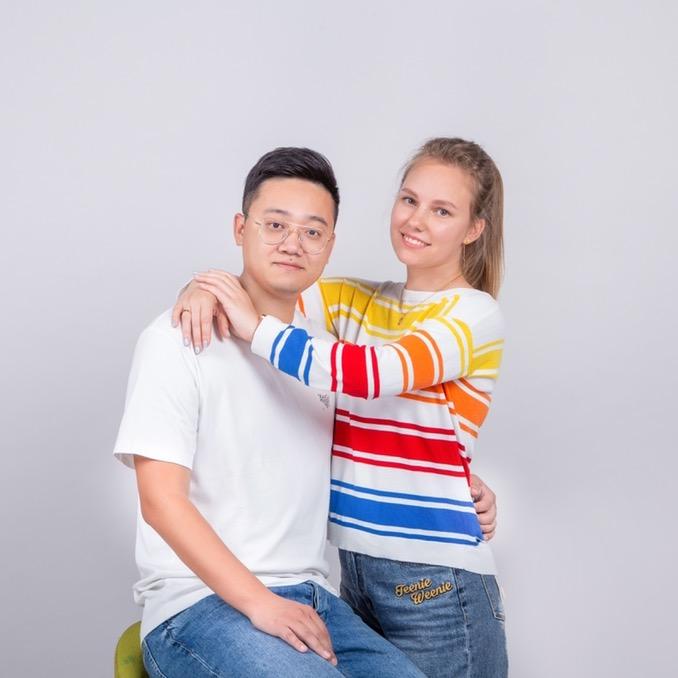 云飞和热尼娅@抖音