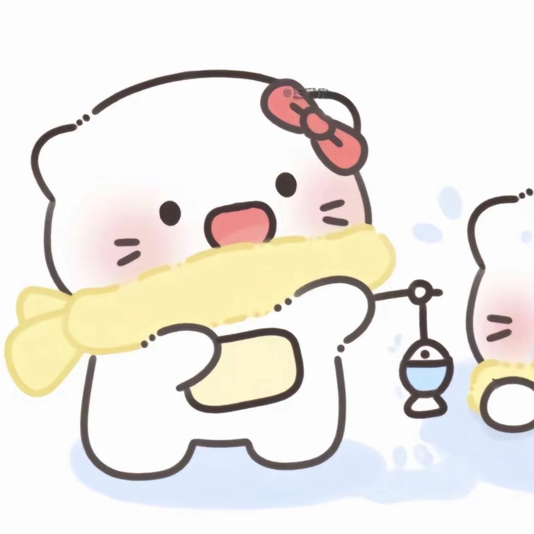 小欣睡醒了