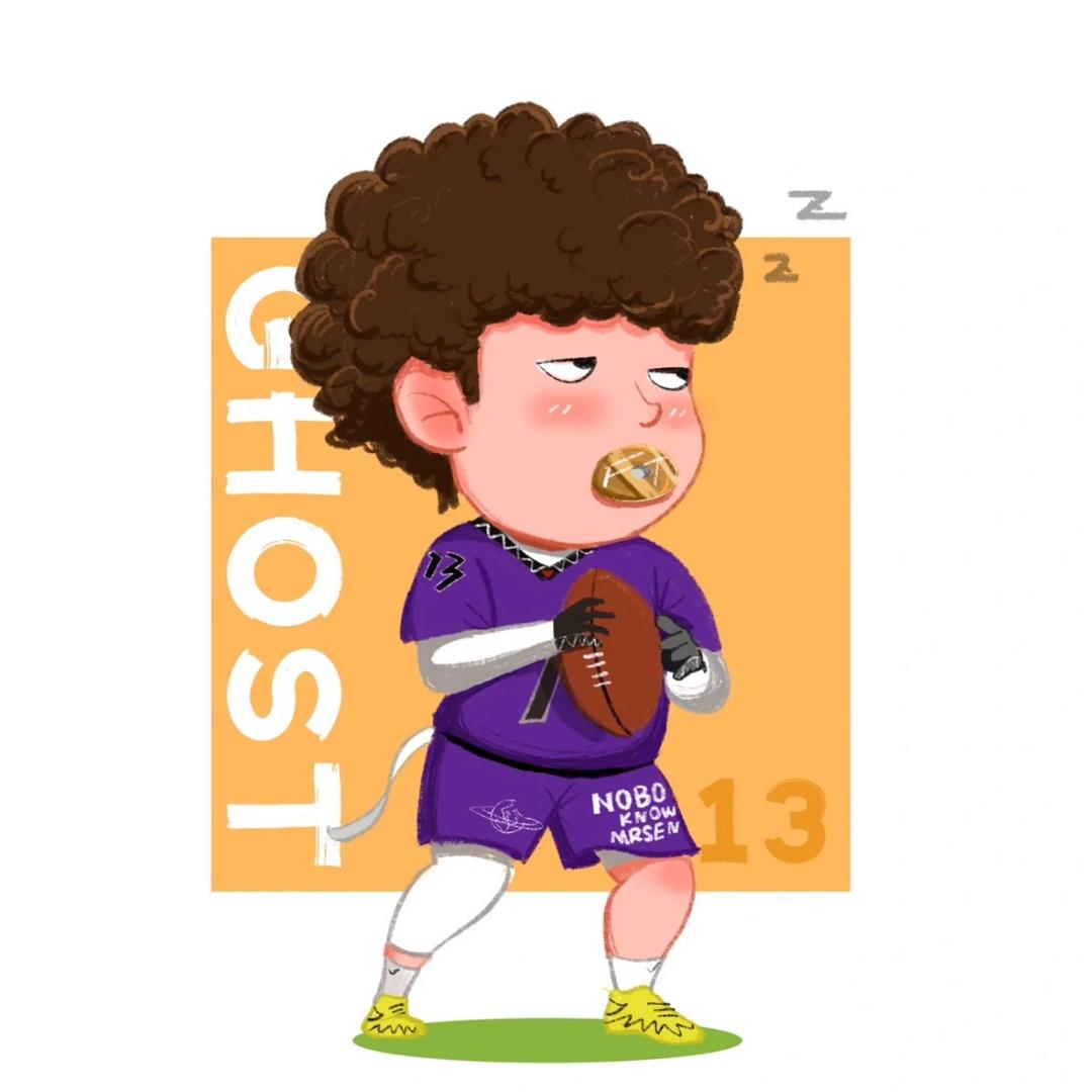 OBJ今天单手接球了吗🏈