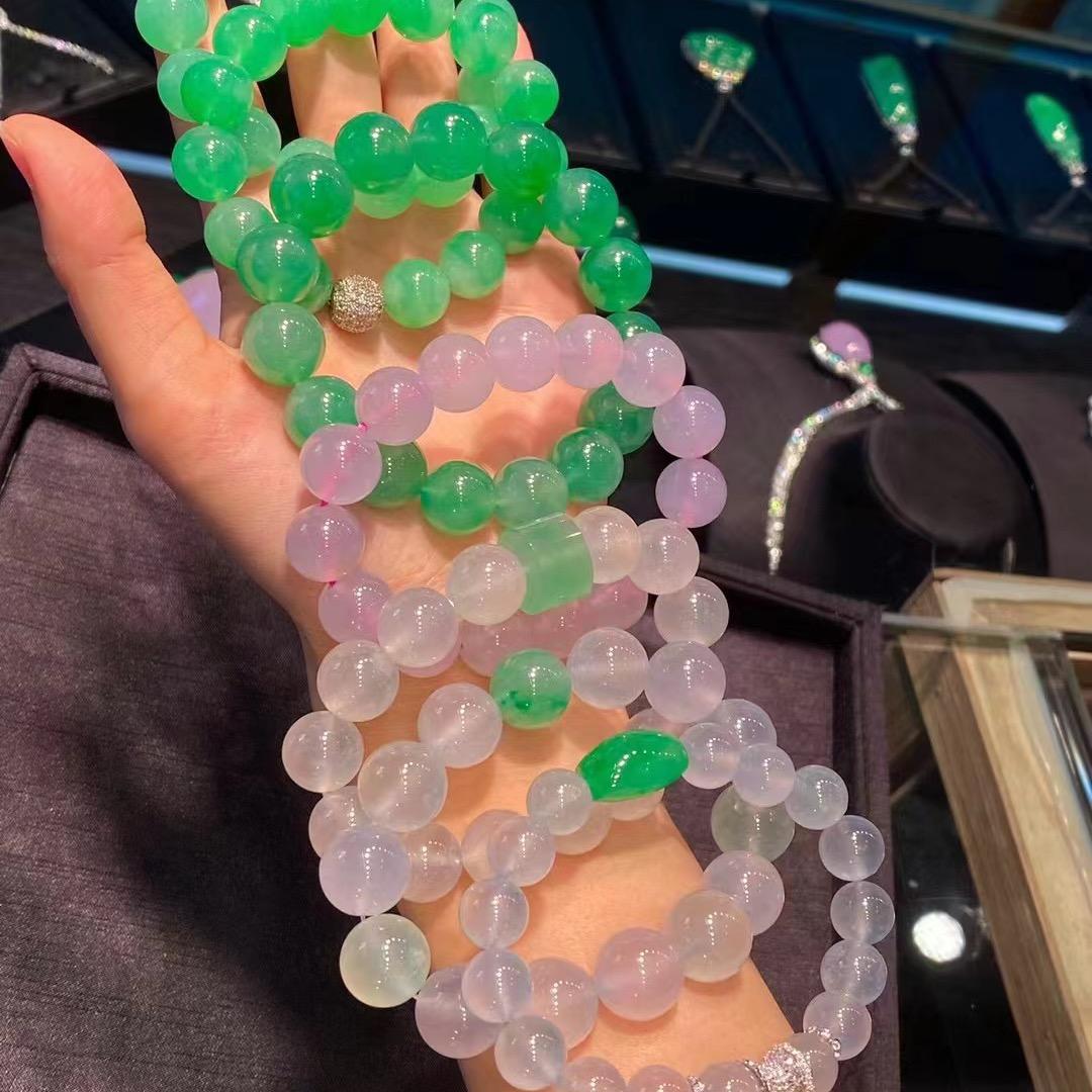 一直珠宝个体店翡翠珠链