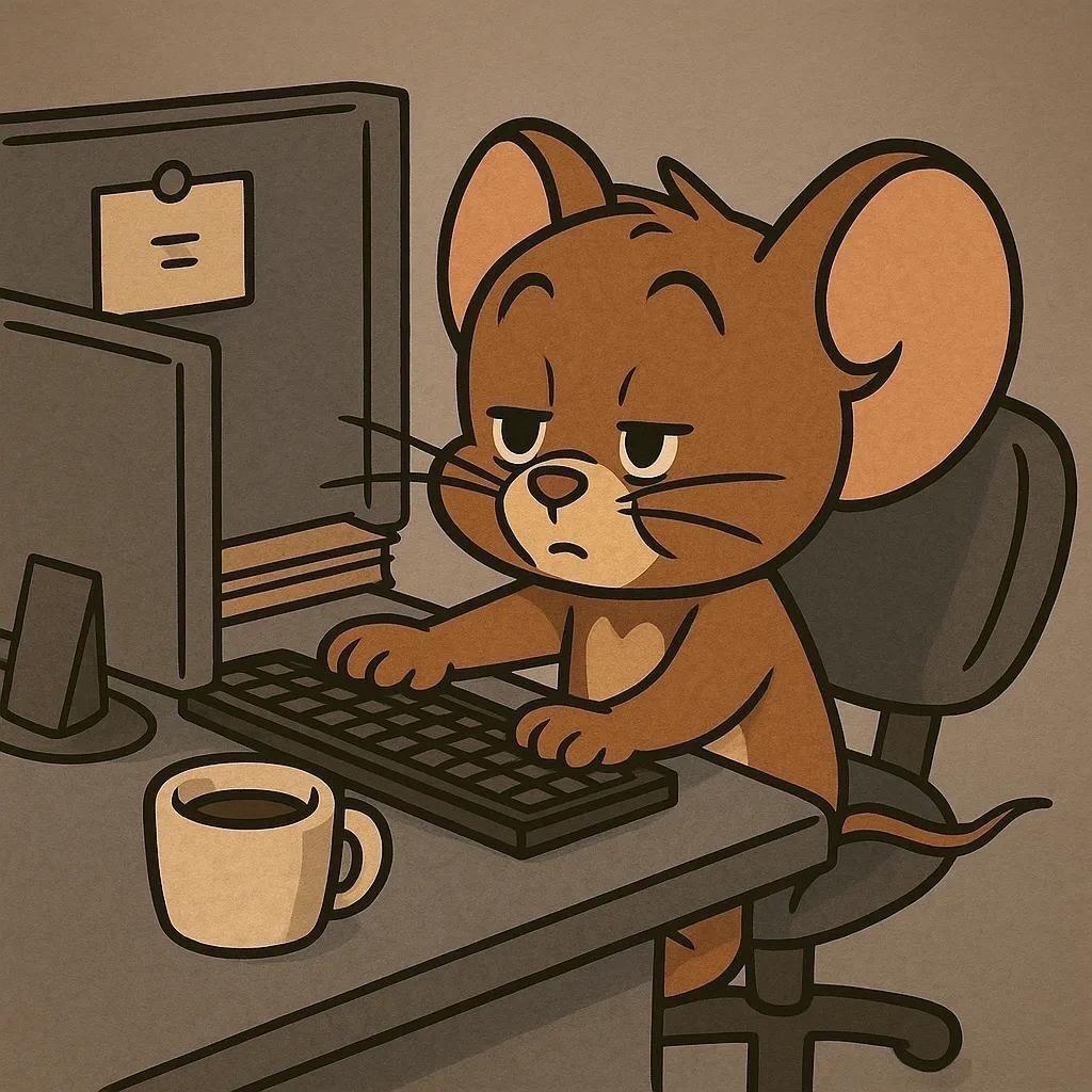 杰利鼠不想上班