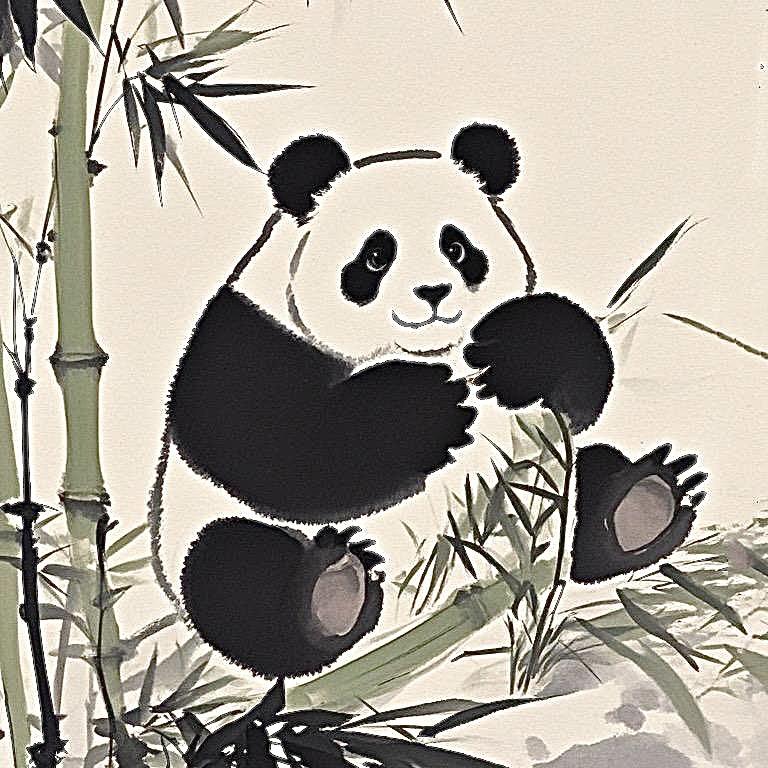 言松国画
