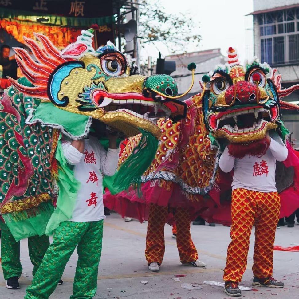 澄海涂城麒麟大锣鼓   林～