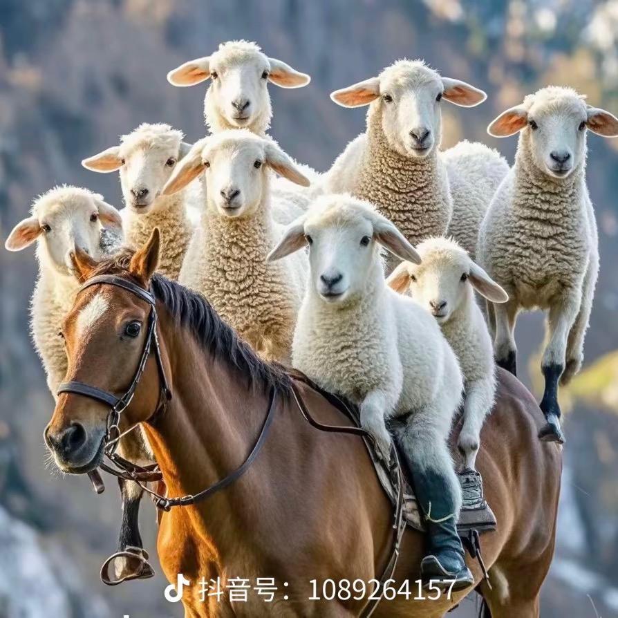 八羊骑上马