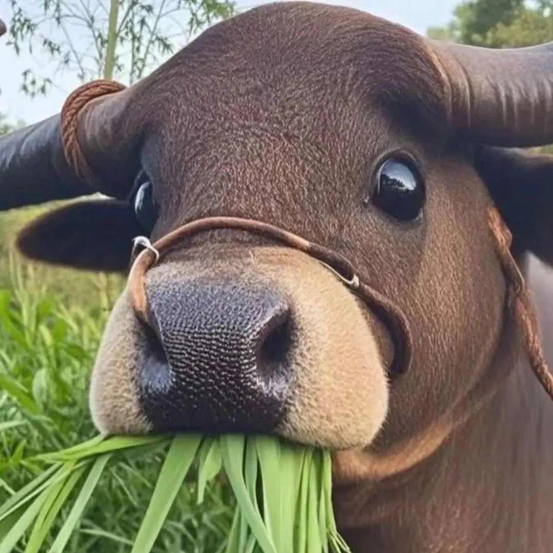 小时候可憨了、