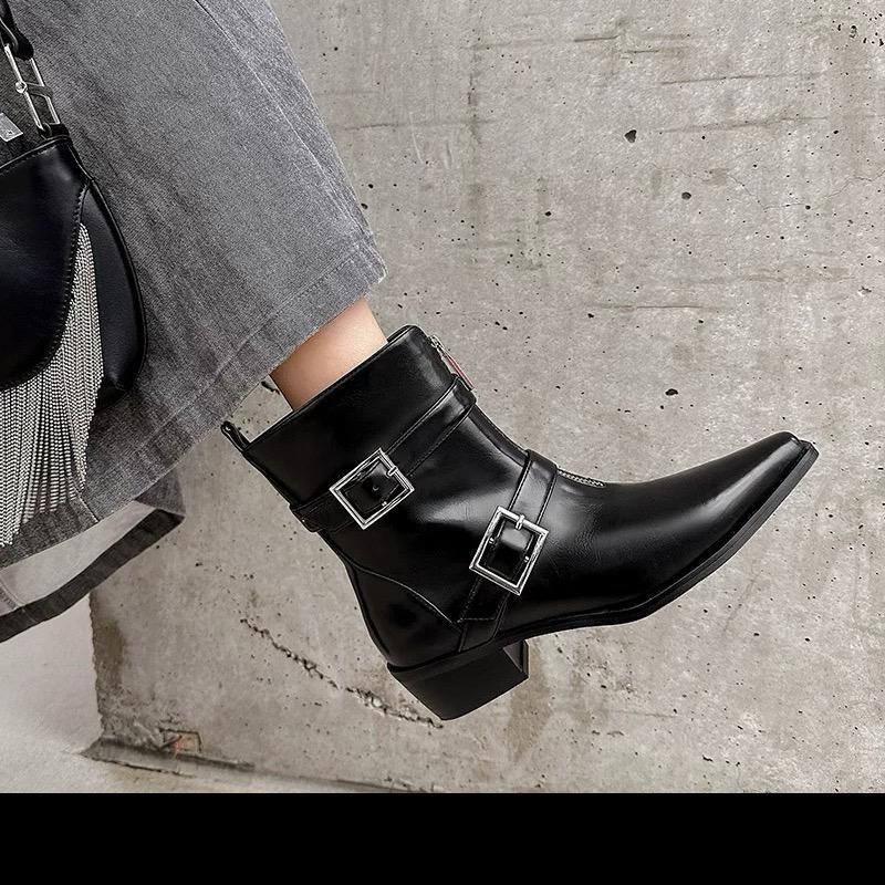 天天家真皮撤柜女鞋