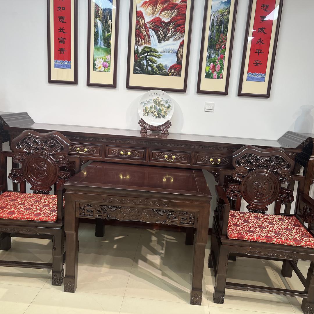 悠云居中堂全屋实木家具工厂