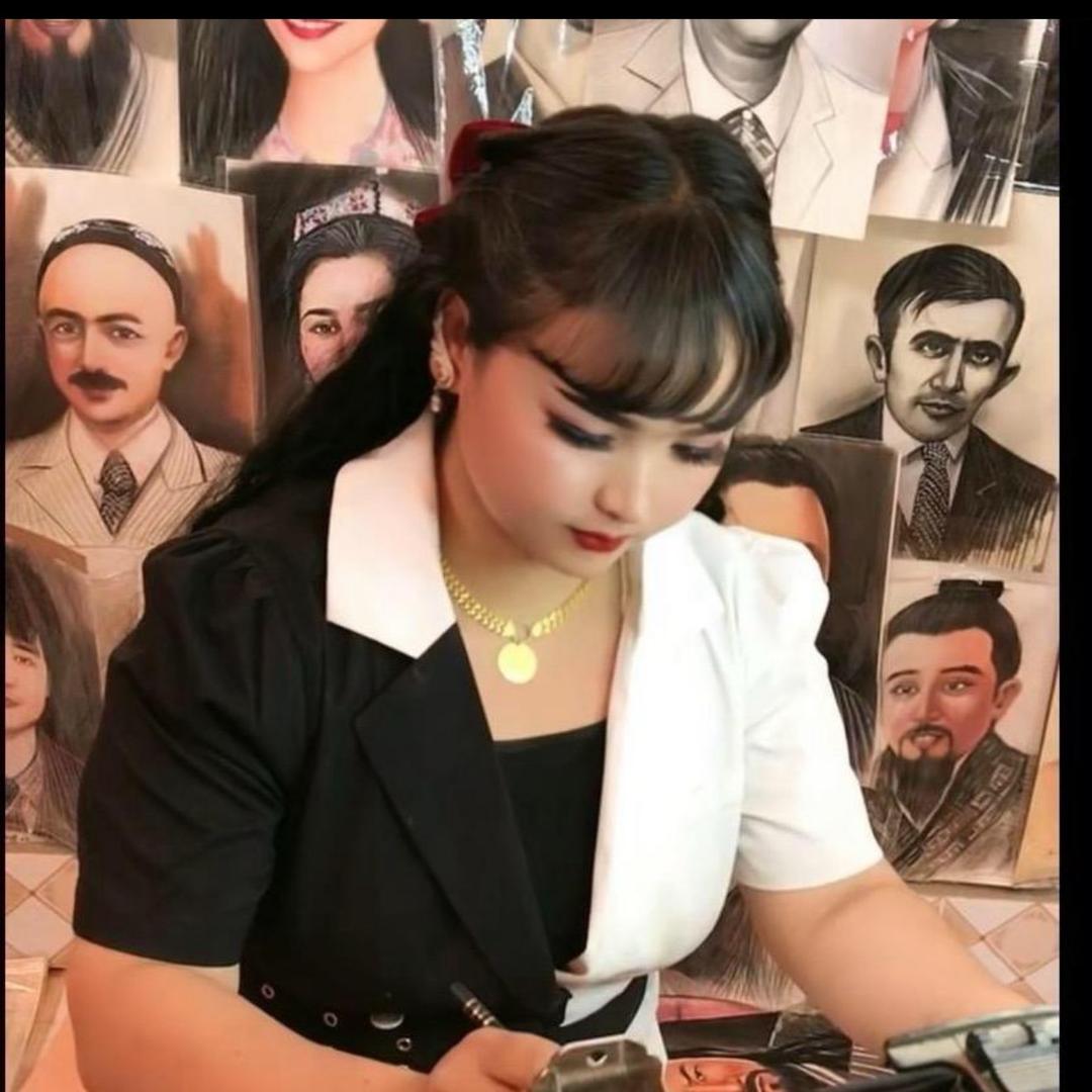 新疆画家toz parizat  艺术品