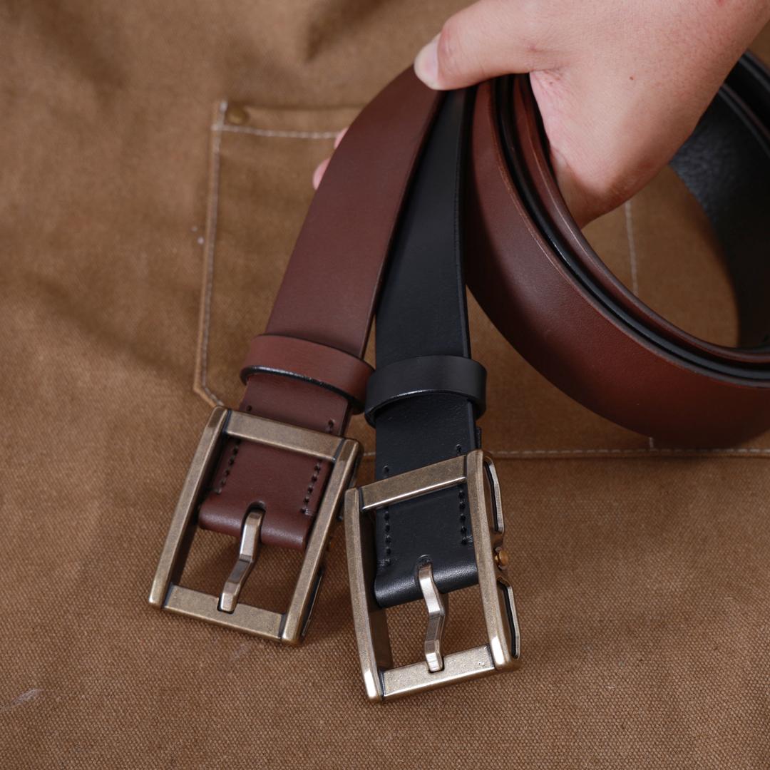 牛盾皮带手工定制