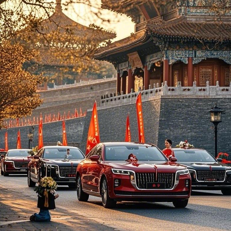 泉州鑫星辉红旗婚车