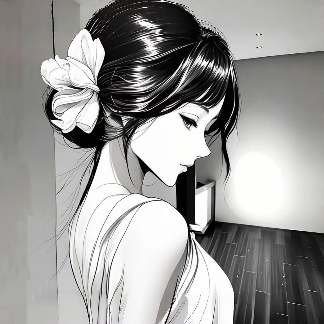 忧郁的农村人头像