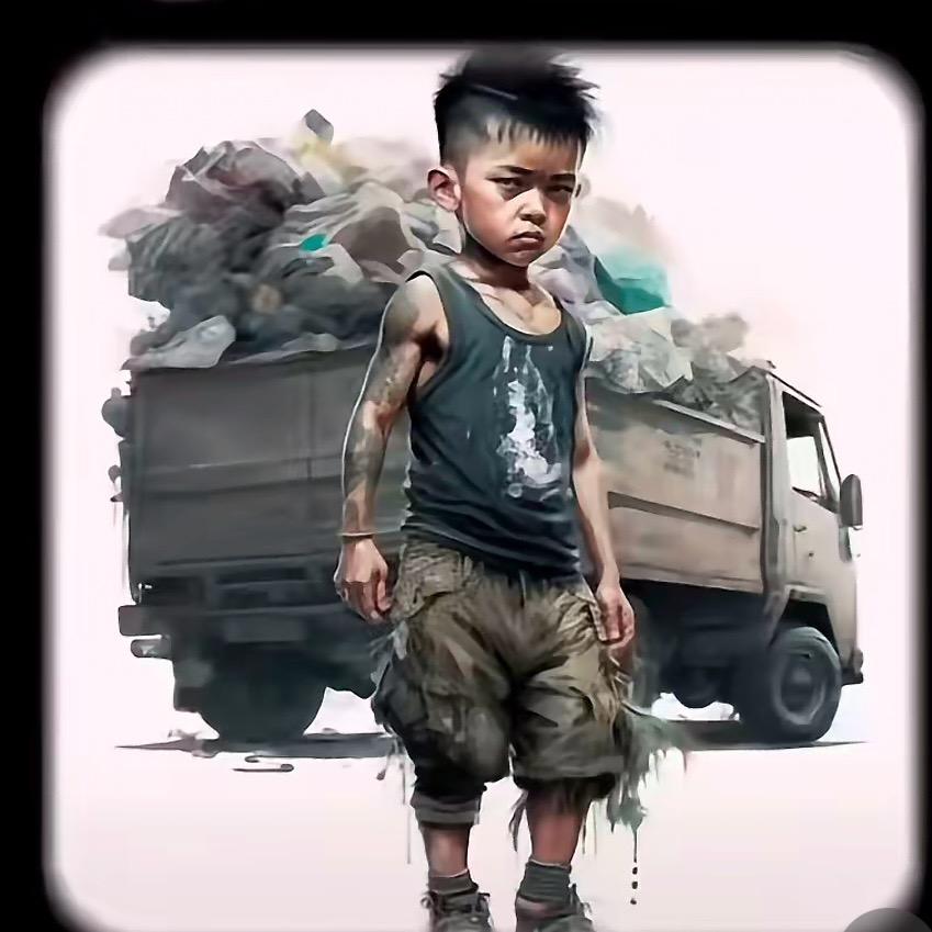 捡破烂卖给胸小的女主播刷