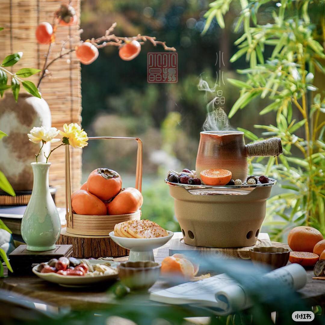围炉煮茶冬日暖