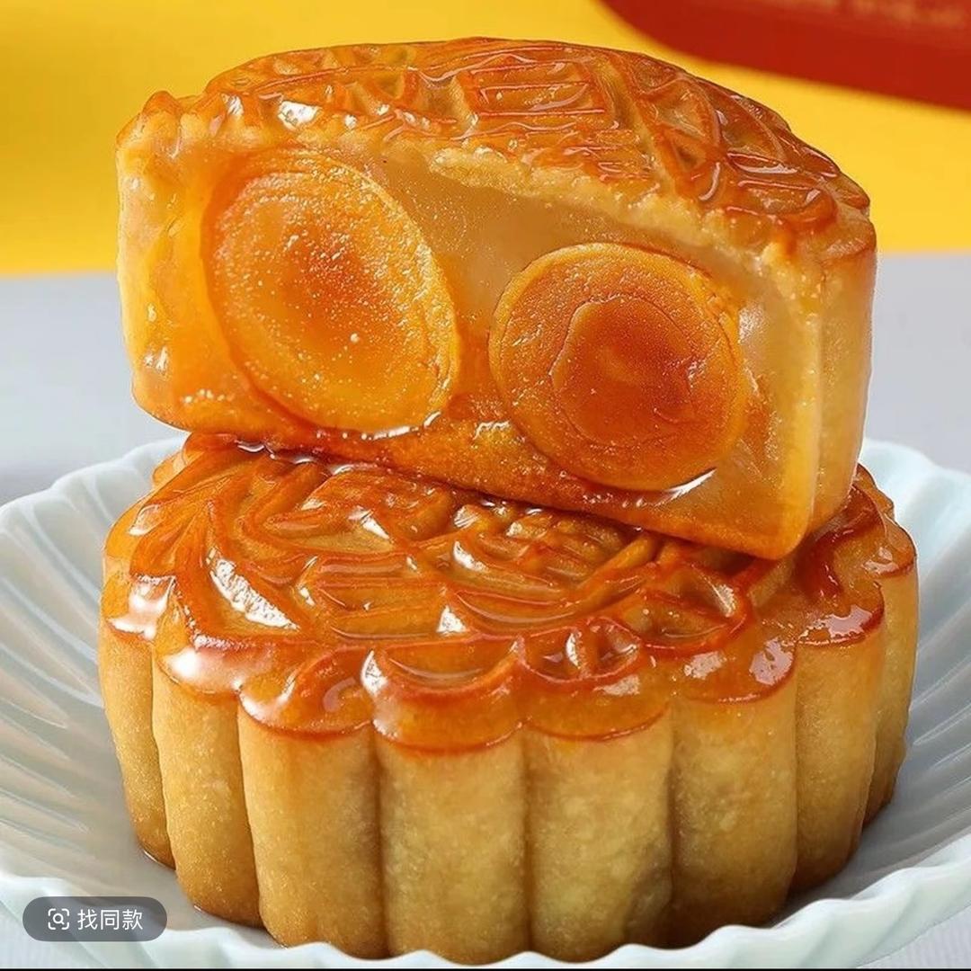 双蛋黄莲蓉月饼工厂店