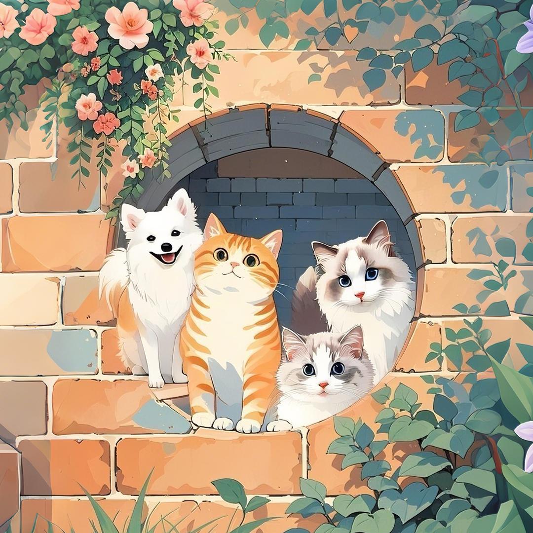 一只叫乐乐的银狐