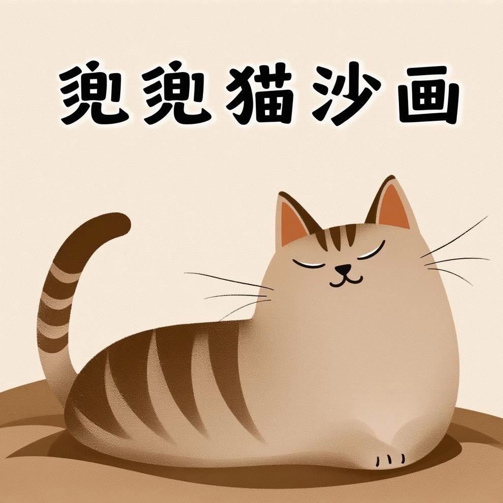 兜兜猫沙画