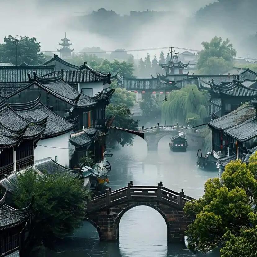 烟雨江南