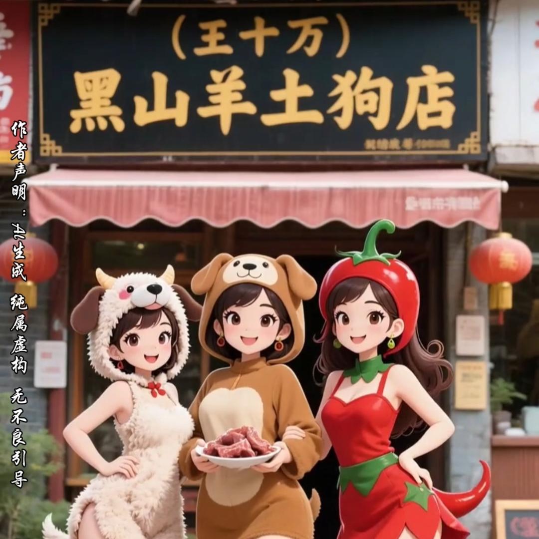 王十万黑山羊香肉店（趣味版）